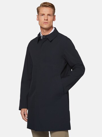 Boggi Milano Between-seasons coat in Blue