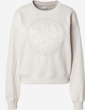 Sweat-shirt GUESS en beige : devant