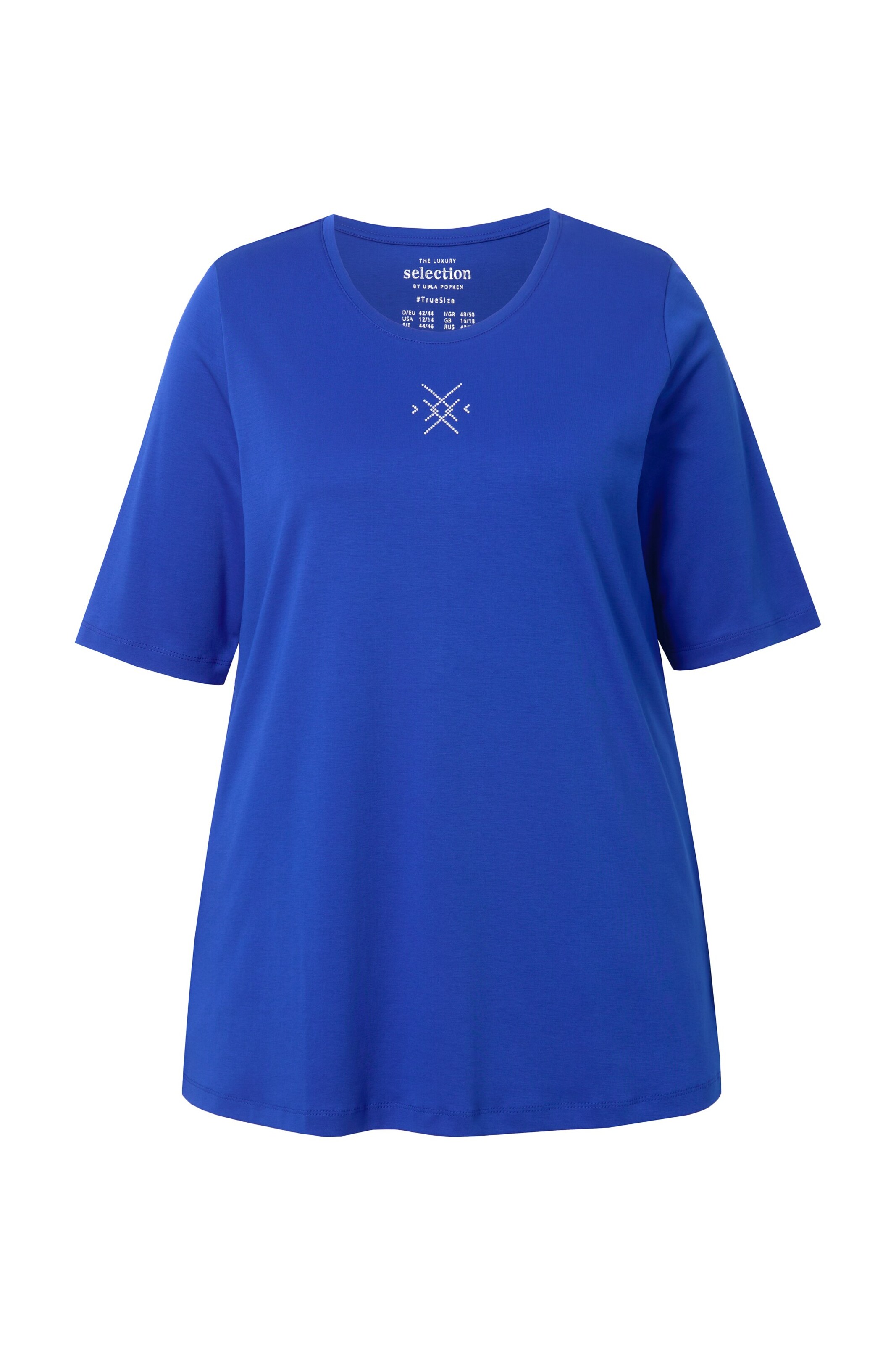 Ulla Popken Shirt in Blauw: voorkant