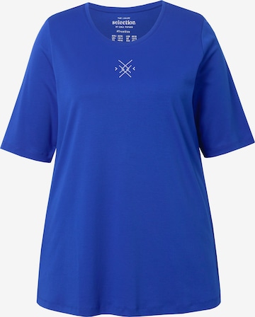 Ulla Popken Shirt in Blau: Vorderseite
