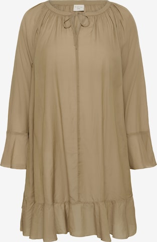 KAFFE CURVE Dress 'KCflori' in Brown: front