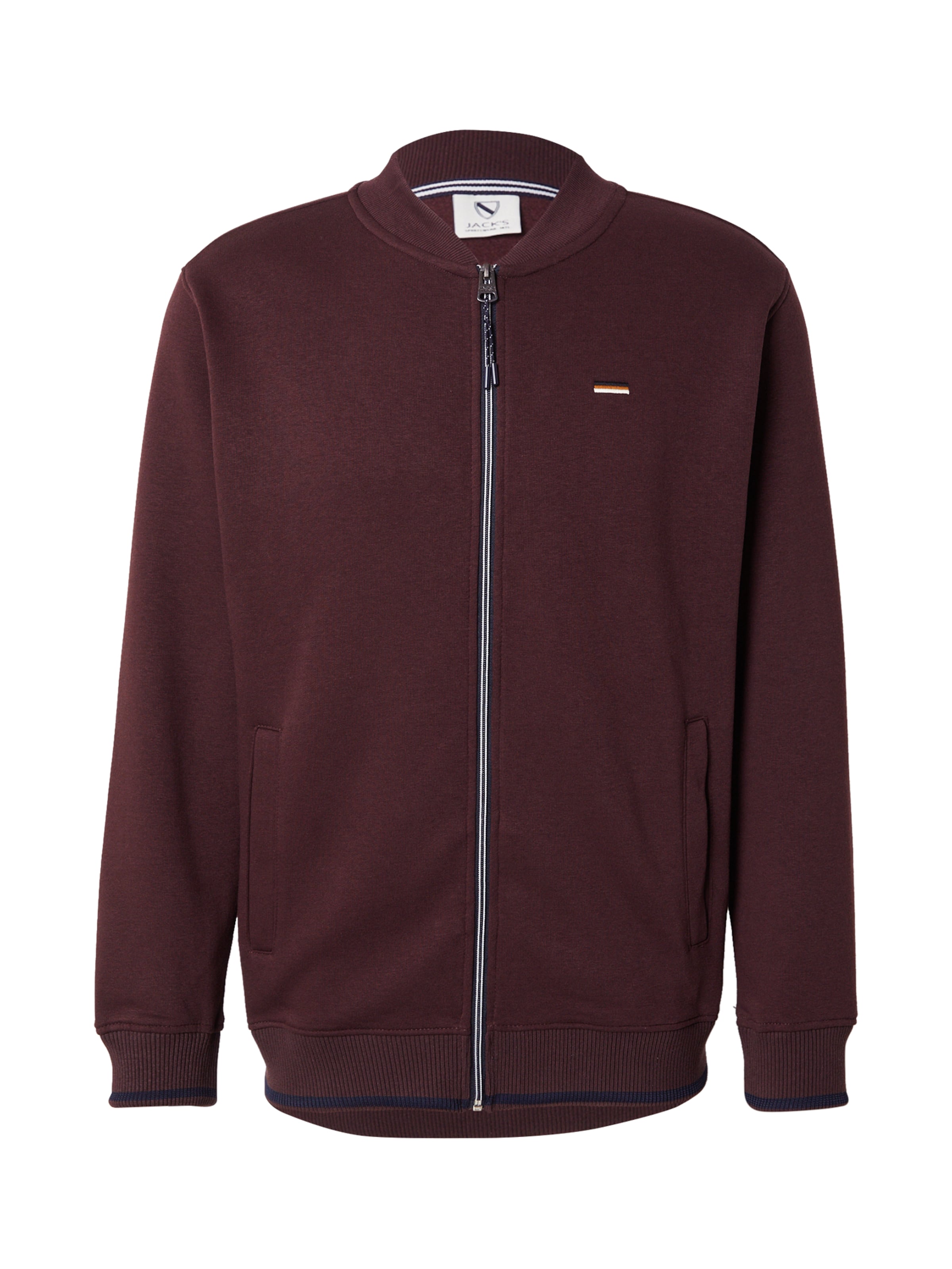 Jack's - Casaco em moletão em vermelho: frente