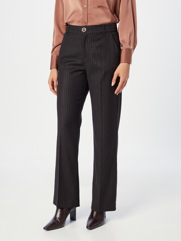 CULTURE Regular Pleated Pants 'Biggi' in Black: front