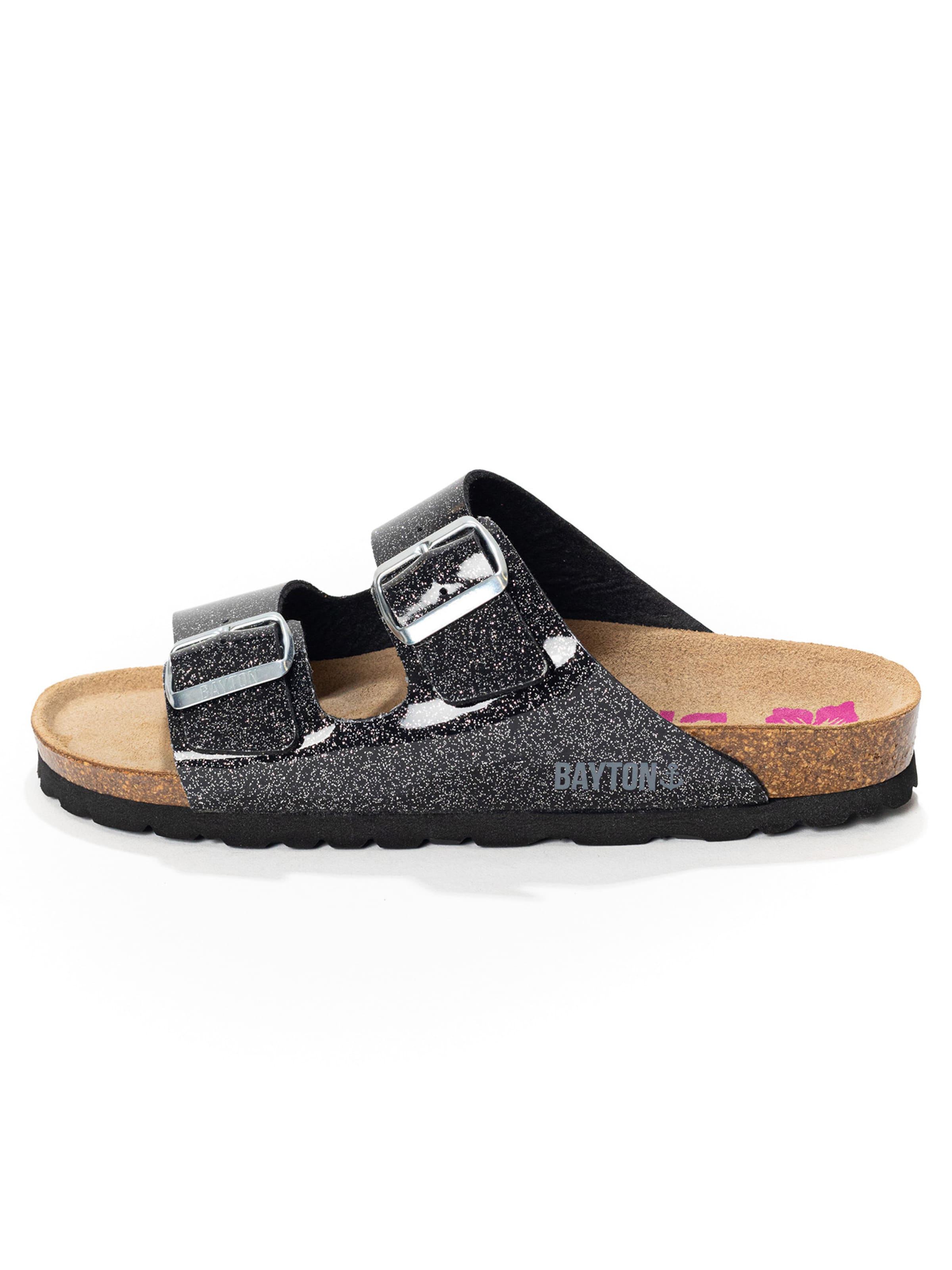 Zoccoletto 'Athena' di Bayton in nero: frontale