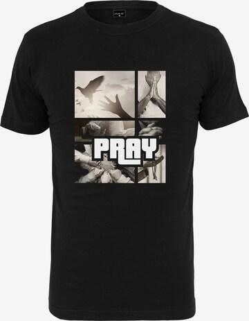 Mister Tee T-Shirt 'Pray' in Schwarz: predná strana