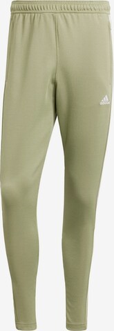 ADIDAS SPORTSWEAR Slimfit Sportbroek 'Tiro' in Groen: voorkant