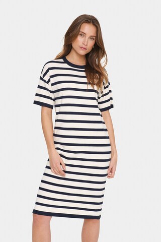 SAINT TROPEZ Kjole 'Likam' i hvid: forside