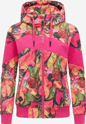 Ragwear Jacke 'Nuggie' in Pink: Vorderseite