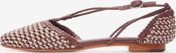 LOTTUSSE Sandals 'Delice' in Brown: front