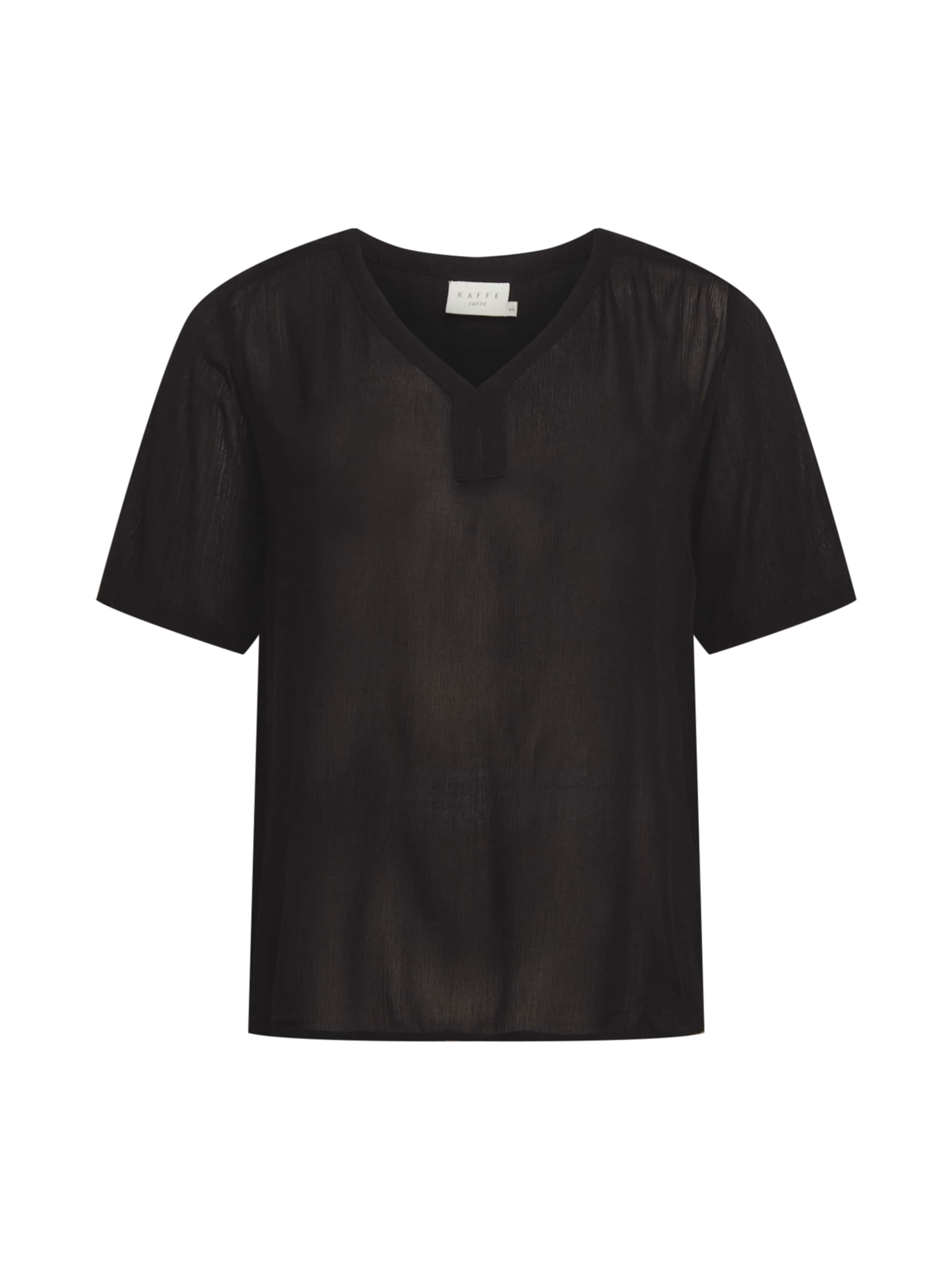 KAFFE CURVE T-shirt 'KCami' i svart: framsida