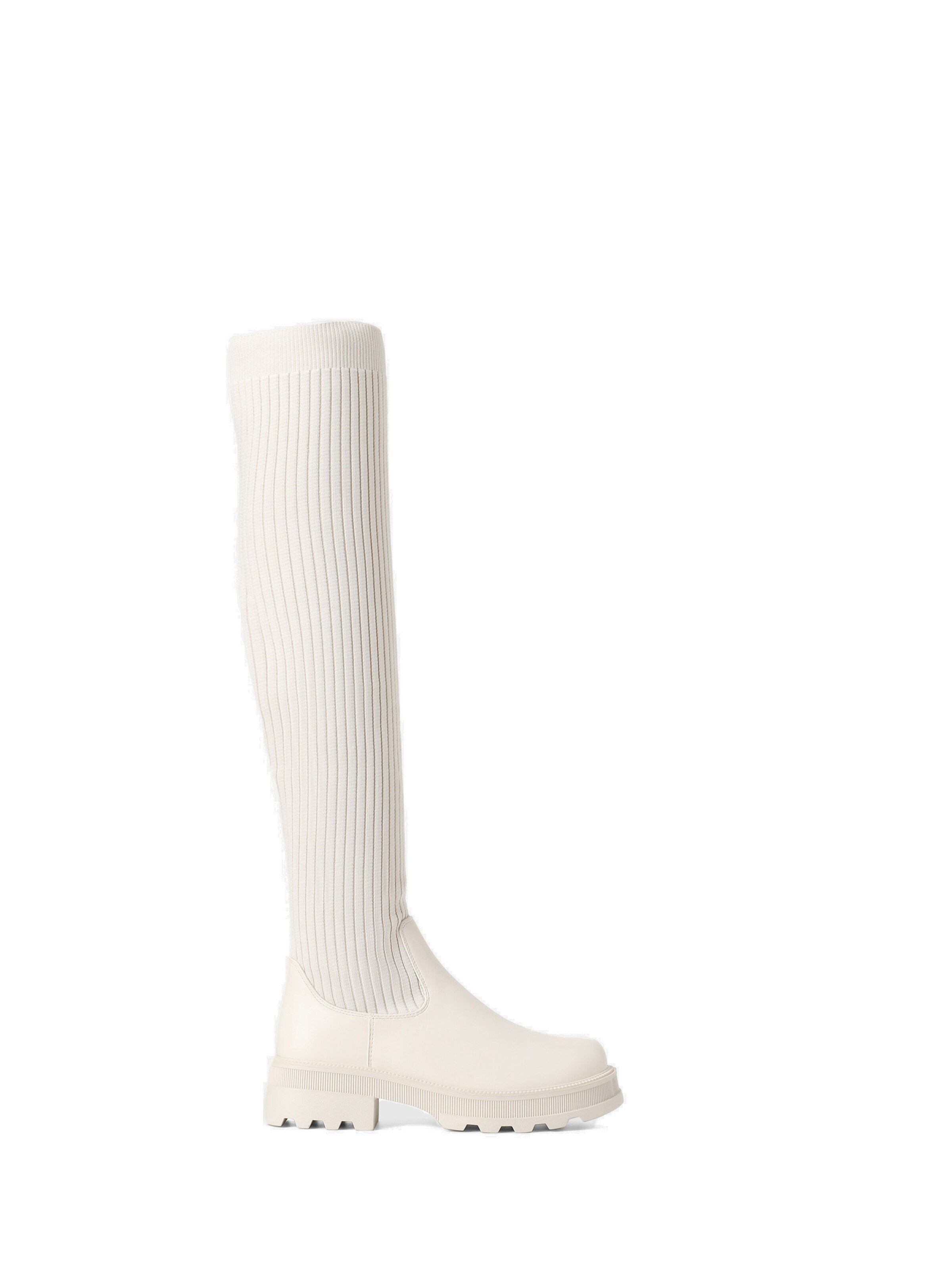 Boots 'DREAM PAIRS Damen Over-The-Knee-Stiefel' Dream Pairs en beige