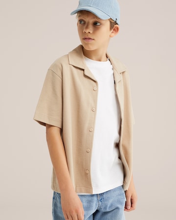 WE Fashion Regular Fit Skjorte i beige: forside
