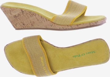 Marc O'Polo Sandalen 38 in Gelb: Vorderseite