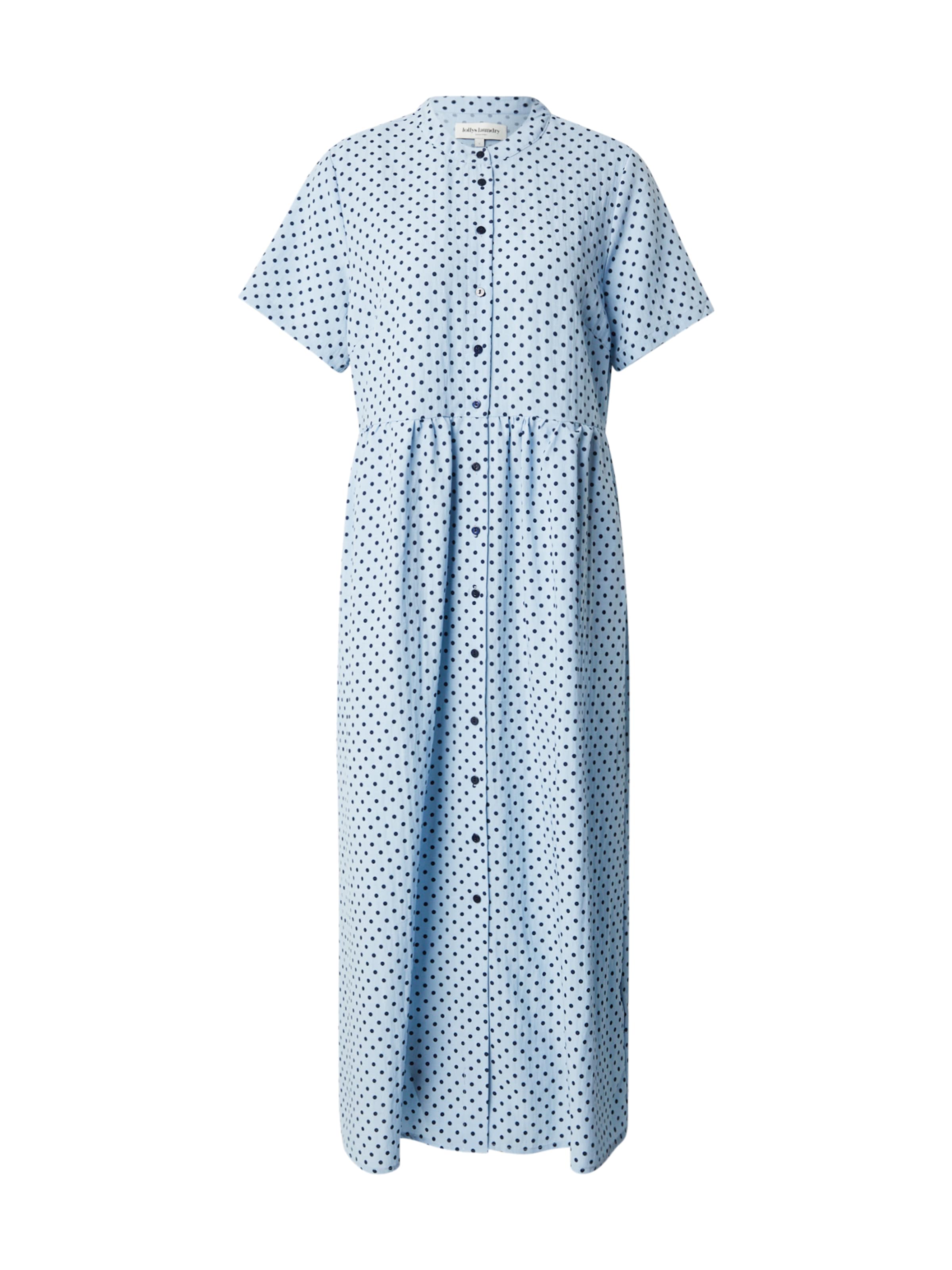 Lollys Laundry Košilové šaty 'Aliya' – modrá: přední strana