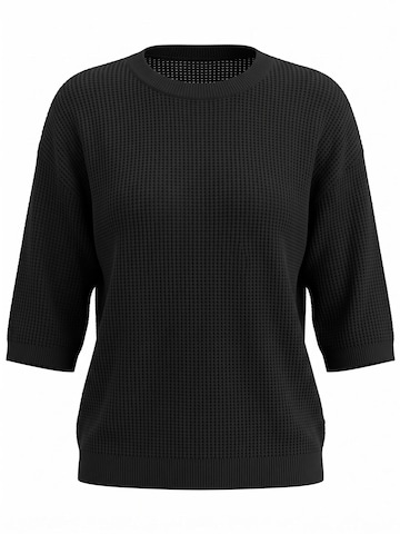 ARACH&CLOZ Pullover 'Strickpullover Damen 3/4-Arm Strickpullover'‌‌‌‌‌‌ in Schwarz: Vorderseite