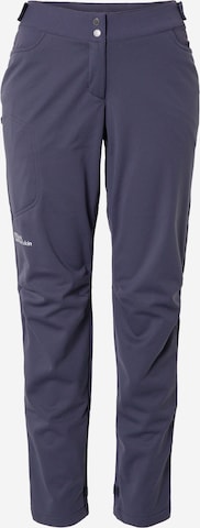 JACK WOLFSKINregular Sportske hlače - siva boja: prednji dio