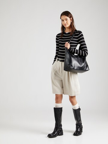 PIECES Sweater 'PCCRISTA' in Black