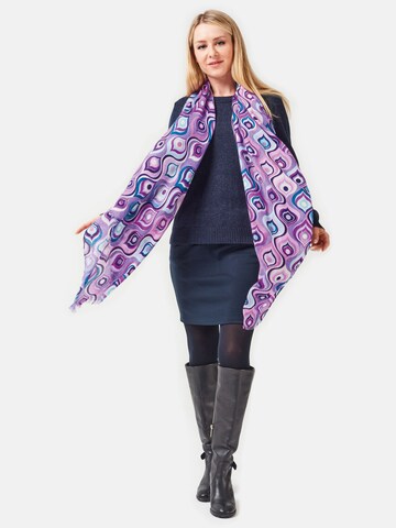 SAMAYA Scarf 'Meighan' in Purple: front