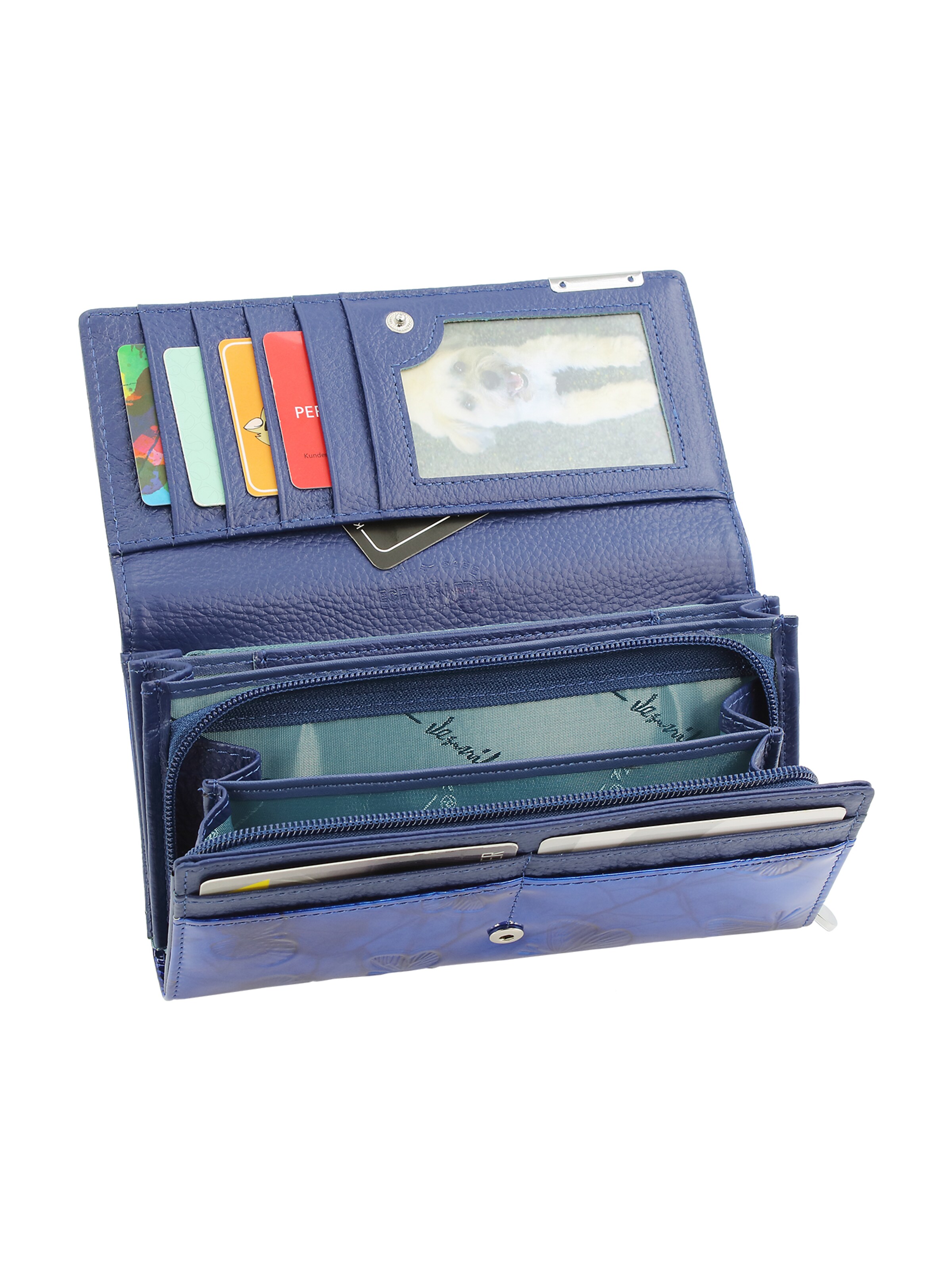 Jennifer Jones Wallet in Blue