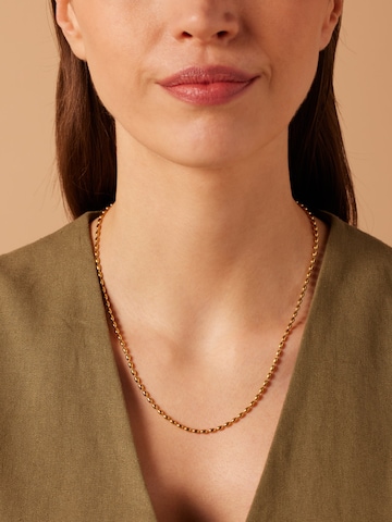 Lucardi Necklace 'Statement' in Gold: front