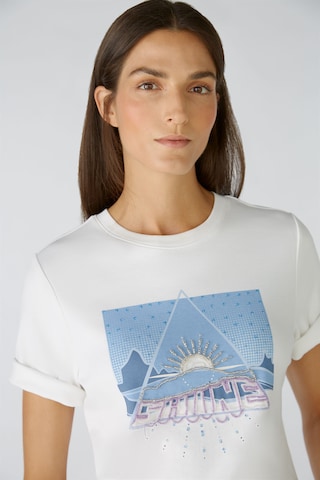 T-shirt OUI en blanc