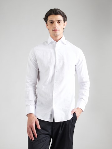 Michael Kors Slim fit Srajca | bela barva: sprednja stran