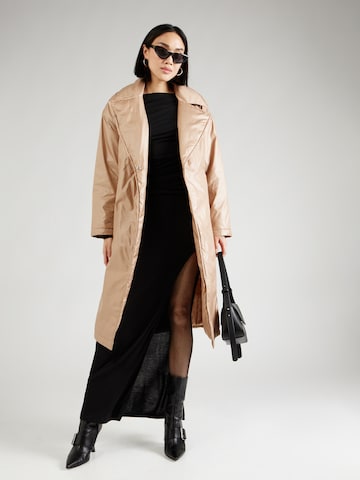 Koton Ανοιξιάτικο και φθινοπωρινό παλτό 'Coat' σε μπεζ