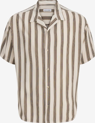 Marškiniai 'JJEJEFF' iš JACK & JONES, spalva – kremo / ruda / juoda, Prekių apžvalga