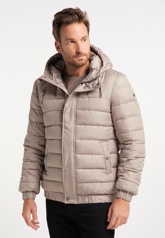 DreiMaster Klassik Winter Jacket in Grey: front