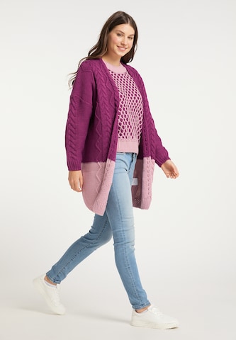 MYMO Cardigan in Lila