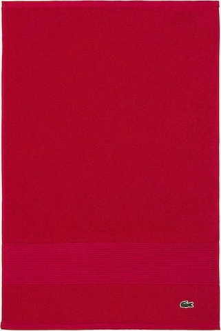 Asciugamano di LACOSTE in rosso: frontale