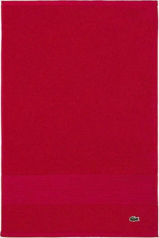 Serviette LACOSTE en rouge : devant