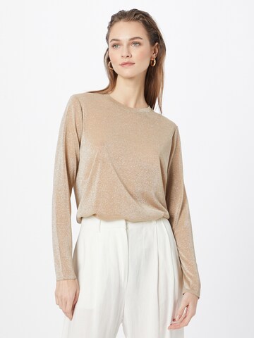 T-shirt 'FILLY' Max Mara Leisure en or : devant