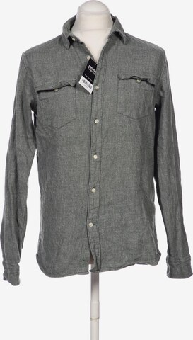 KnowledgeCotton Apparel Button Up Shirt in L in Green: front