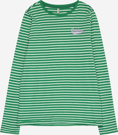 KIDS ONLY Shirt 'Weekday' in de kleur Groen / Lila / Wit, Productweergave