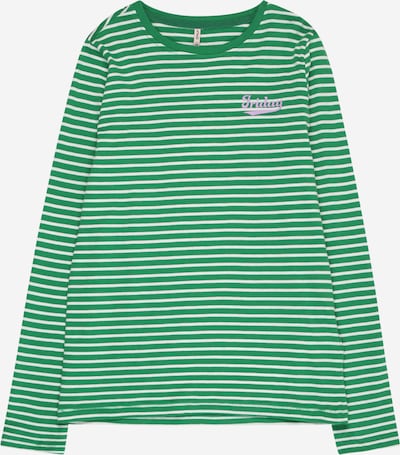 KIDS ONLY Bluser & t-shirts 'Weekday' i grøn / lilla / hvid, Produktvisning