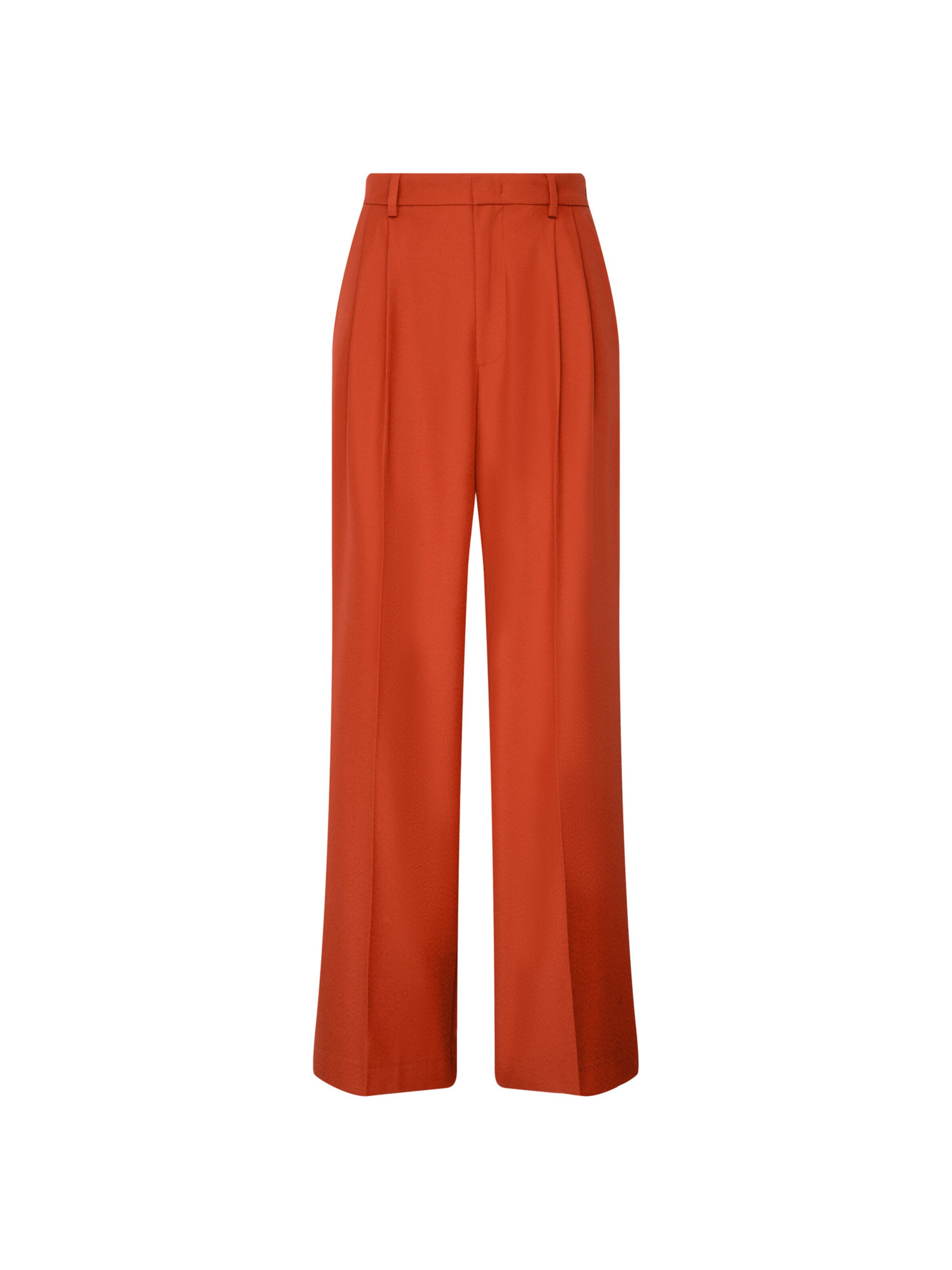 SEIDENSTICKER Wide leg Pants 'Schwarze Rose' in Orange: front