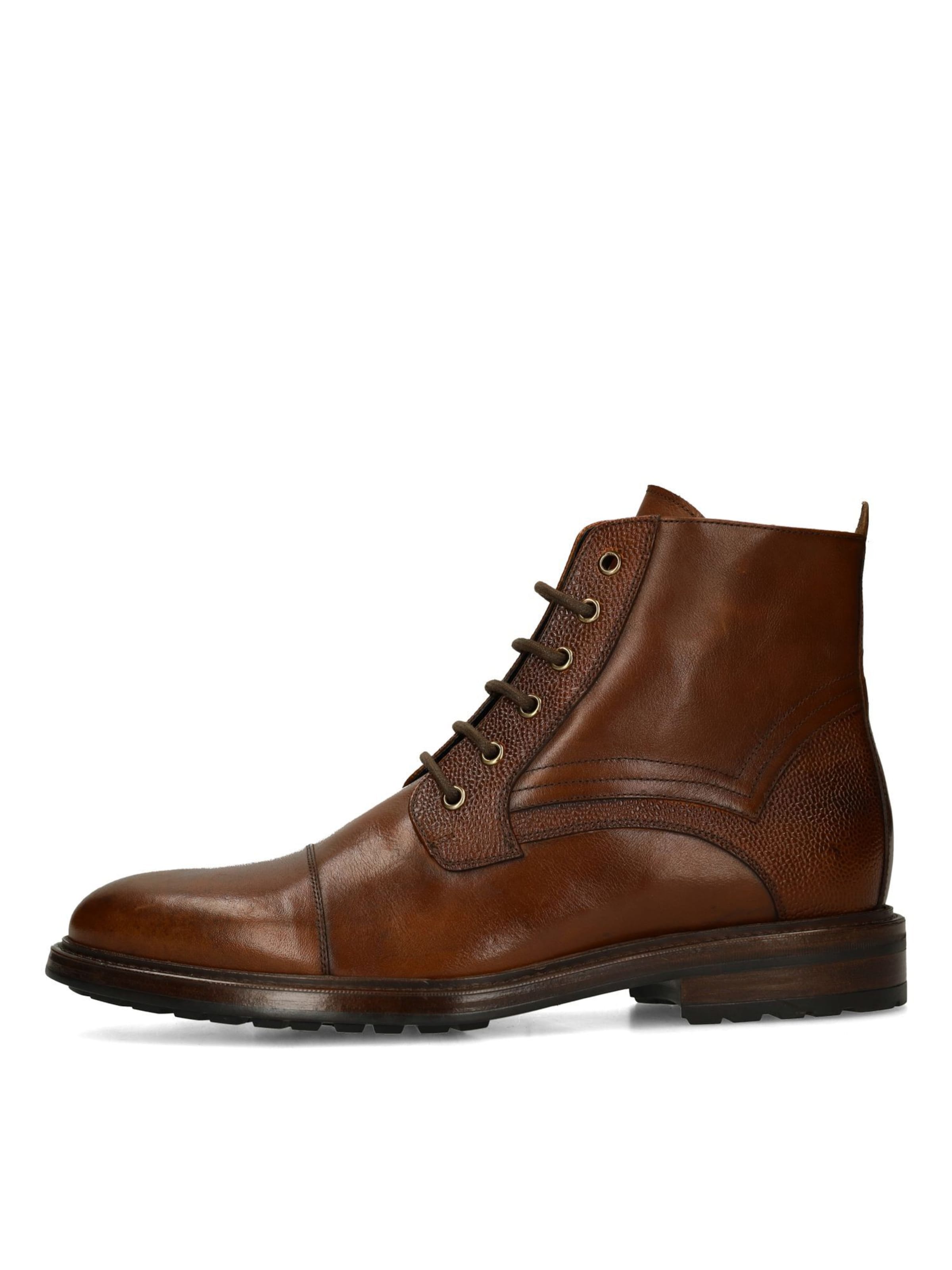 Bottines à lacets 'Black Label' MANFIELD en marron