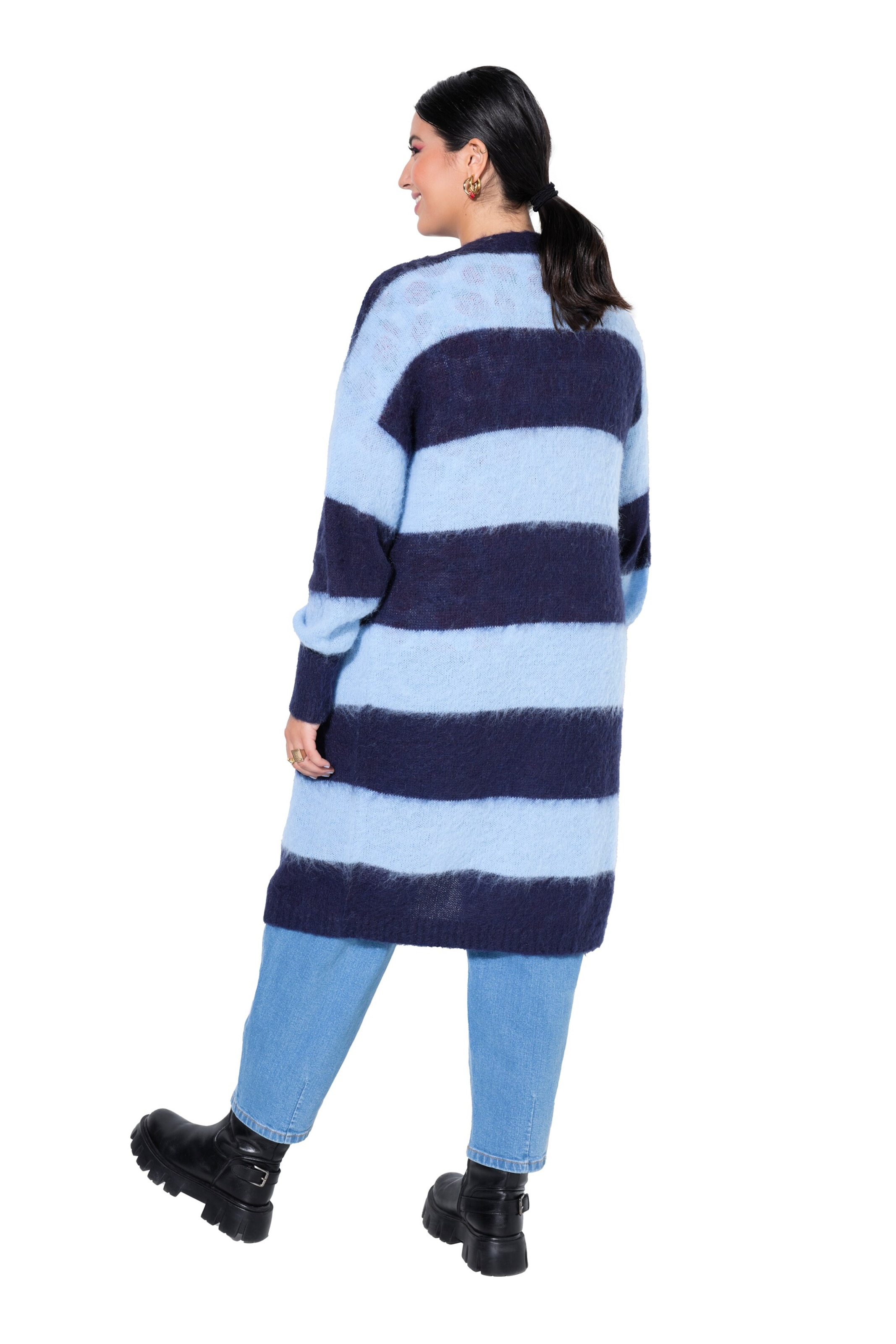 Studio Untold Strickmantel in Blau