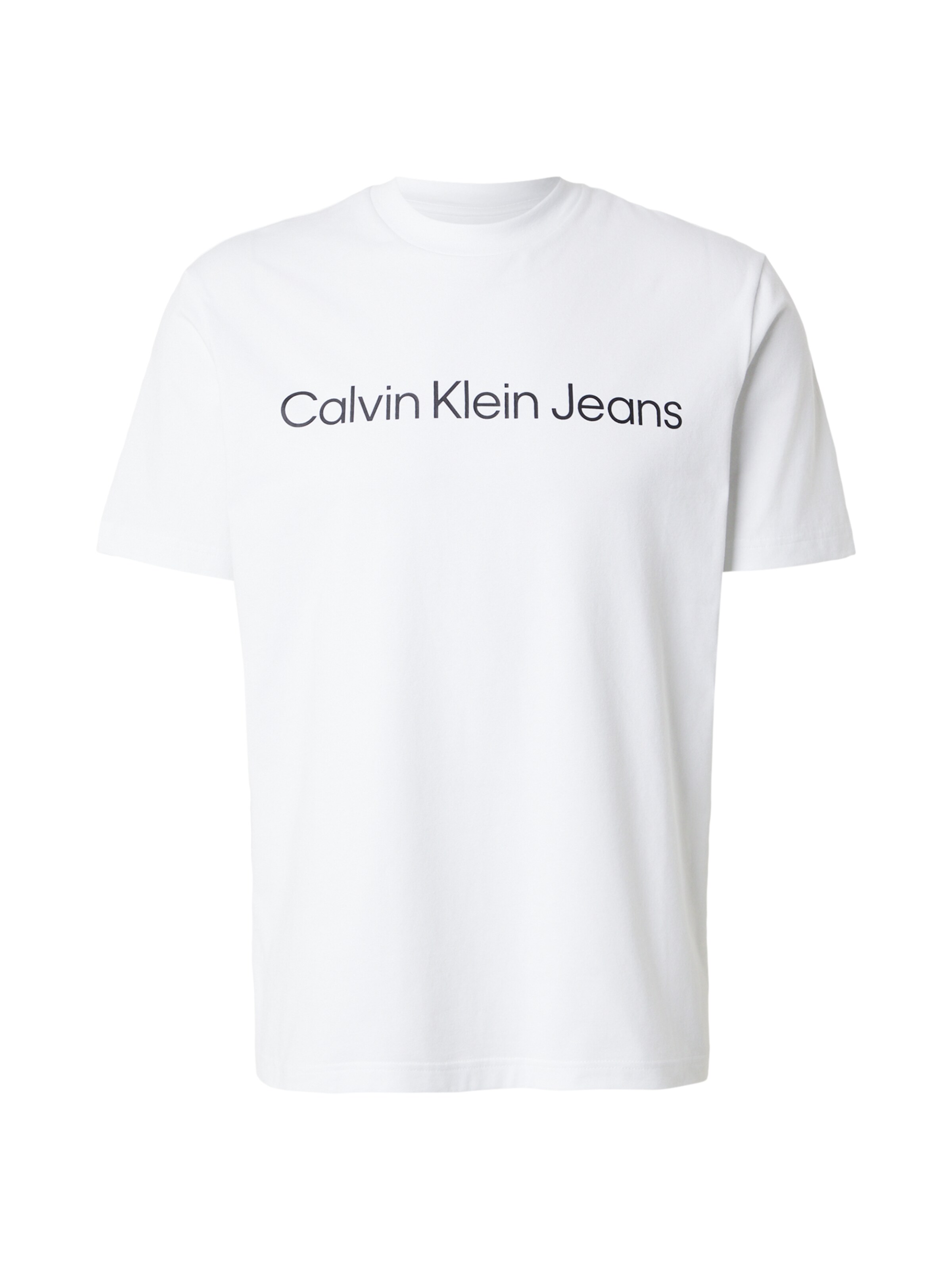 Calvin Klein Jeans T-Shirt en noir / blanc, Vue avec produit
