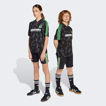 Regular Pantalon 'Adidas Originals x Minecraft' ADIDAS ORIGINALS en noir : devant