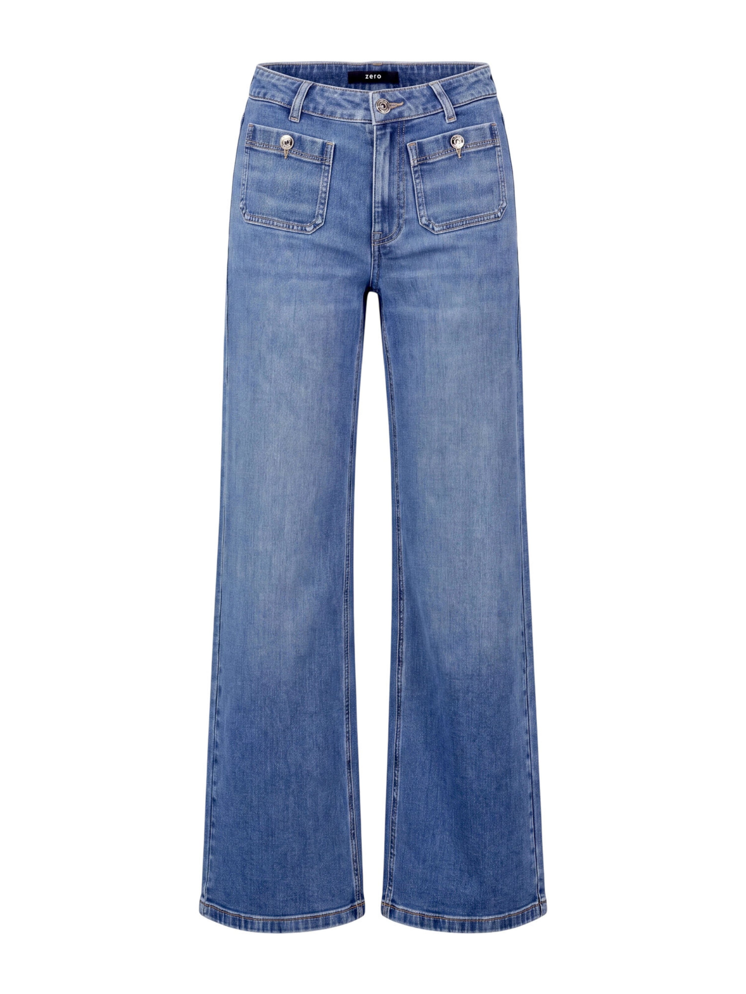 Loosefit Jeans di zero in blu: frontale