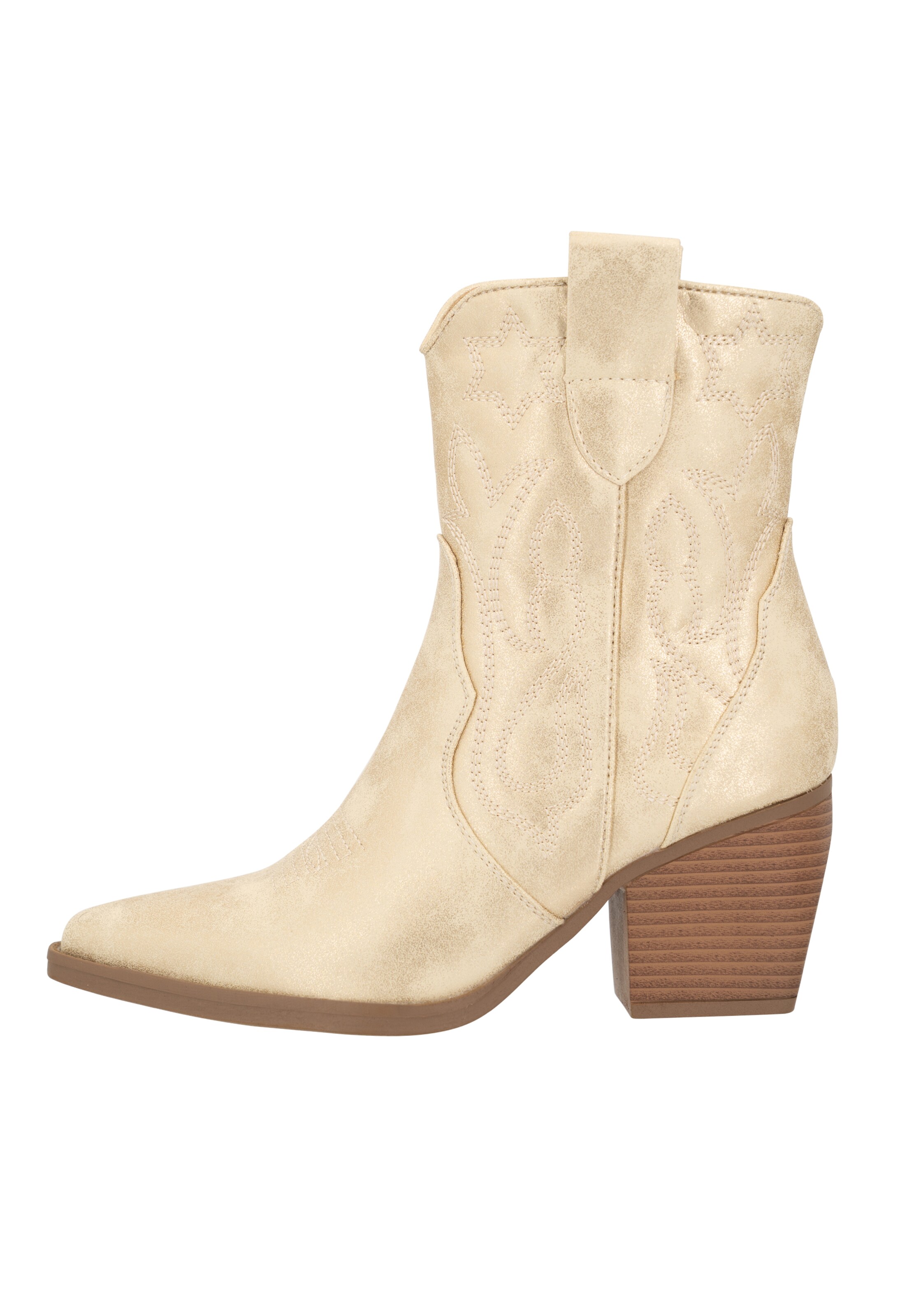 Salinyang Comwboystøvler i guld