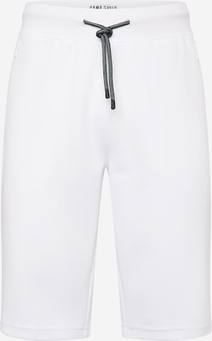 CAMP DAVID Regular Pants in White: front