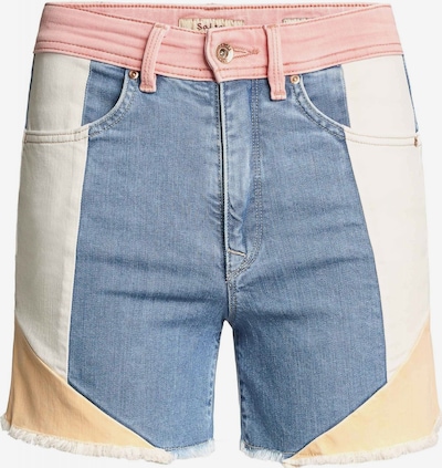 Salsa Jeans 'Secret Glamour' in blue denim / gelb / pink / weiß, Produktansicht