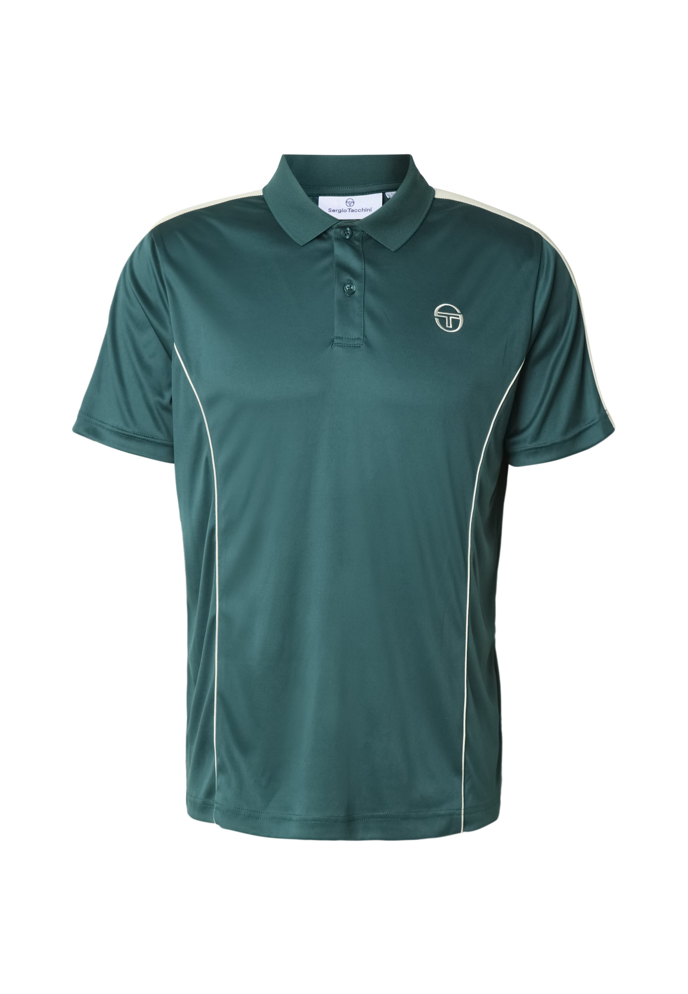 Sergio Tacchini - Camisa 'Egeo' em verde: frente