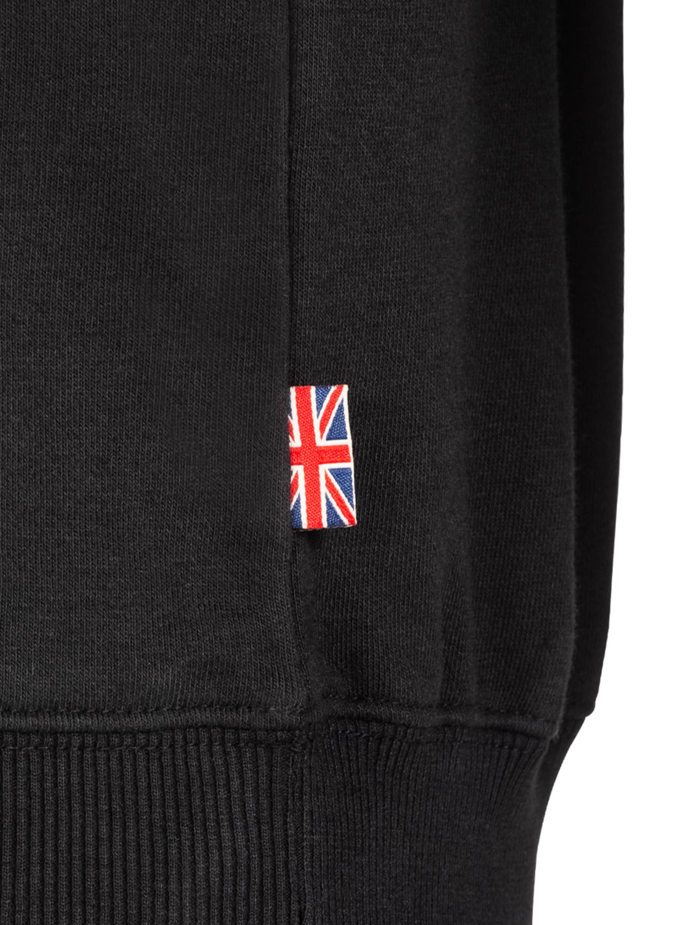 LONSDALE Mikina 'Fremington' – černá