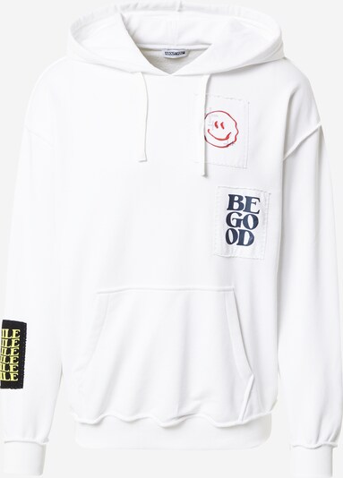 ABOUT YOU Limited Hoodie 'Leo' by Jannik Stutzenberger' (GOTS) in weiß, Produktansicht