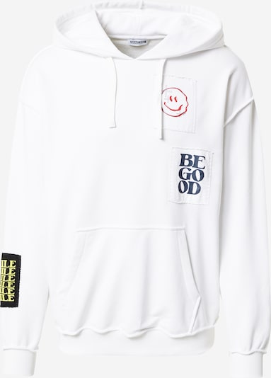 ABOUT YOU Limited Hoodie 'Leo' by Jannik Stutzenberger' (GOTS) in weiß, Produktansicht