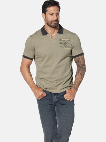 Jan Vanderstorm Shirt 'Volkur' in Grijs: voorkant